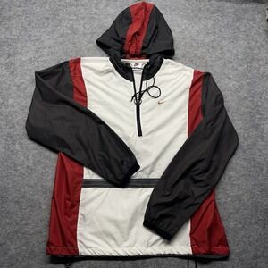 Nike Windbreaker Hooded Jacket M Black Red White Vintage 90s Philippines
